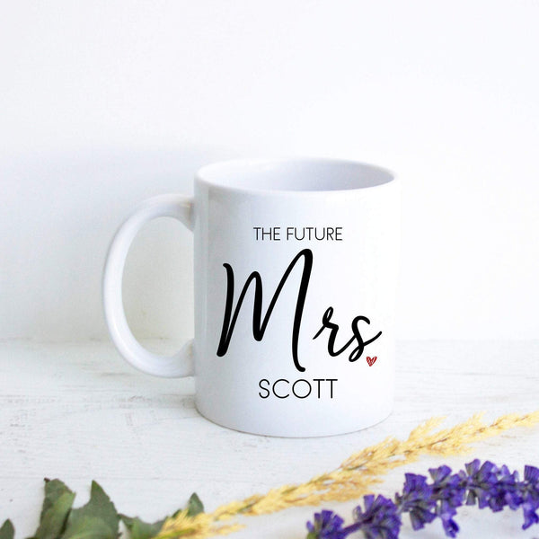 The Future Mrs. Custom Name #2 - White Ceramic Mug