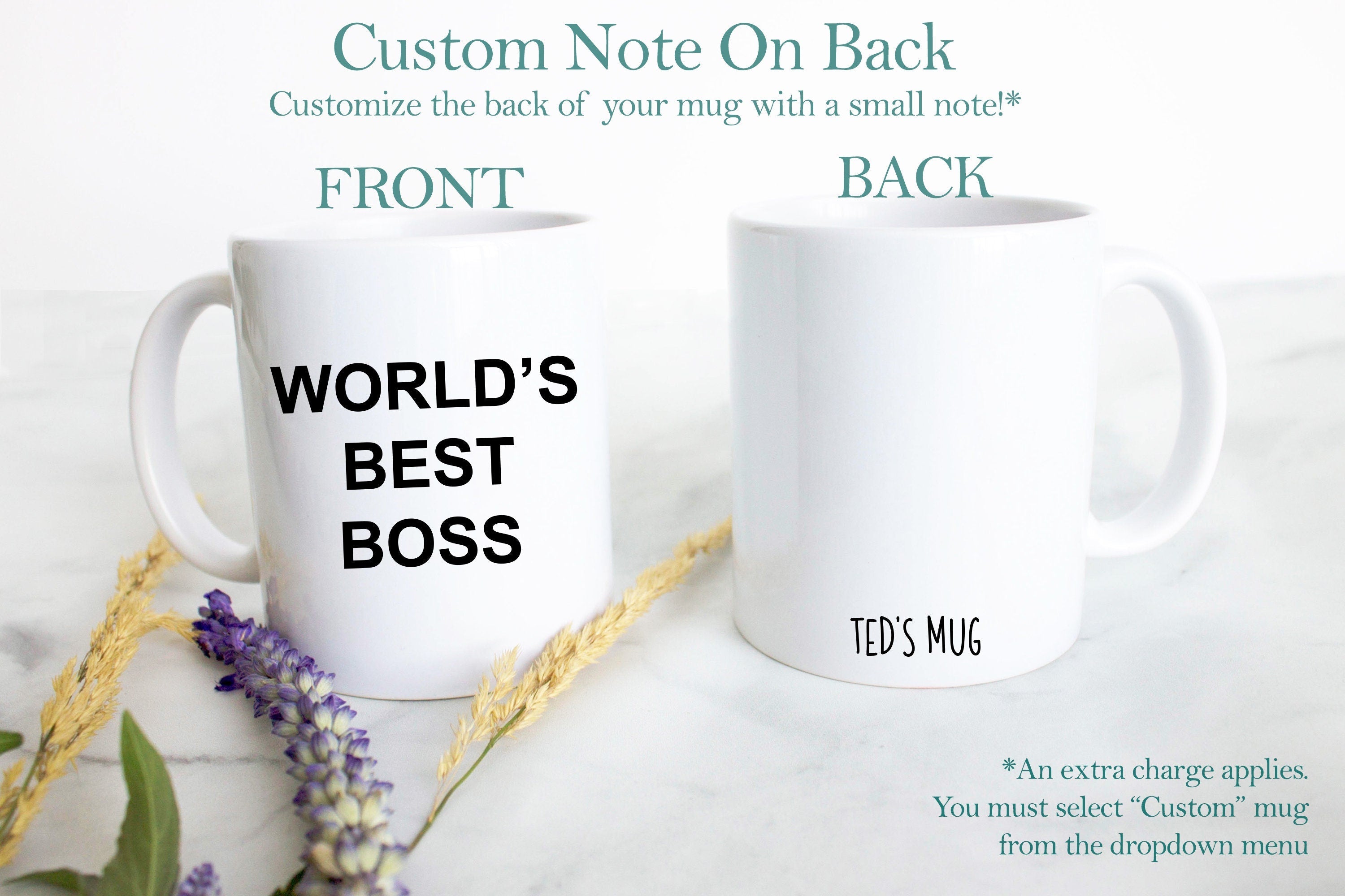 World's Best Boss Mug, Funny Boss Gift, Personalized Gift, Boss Mug, Boss Birthday, Farewell Gift, Coworker Gift, Boss Birthday, Christmas