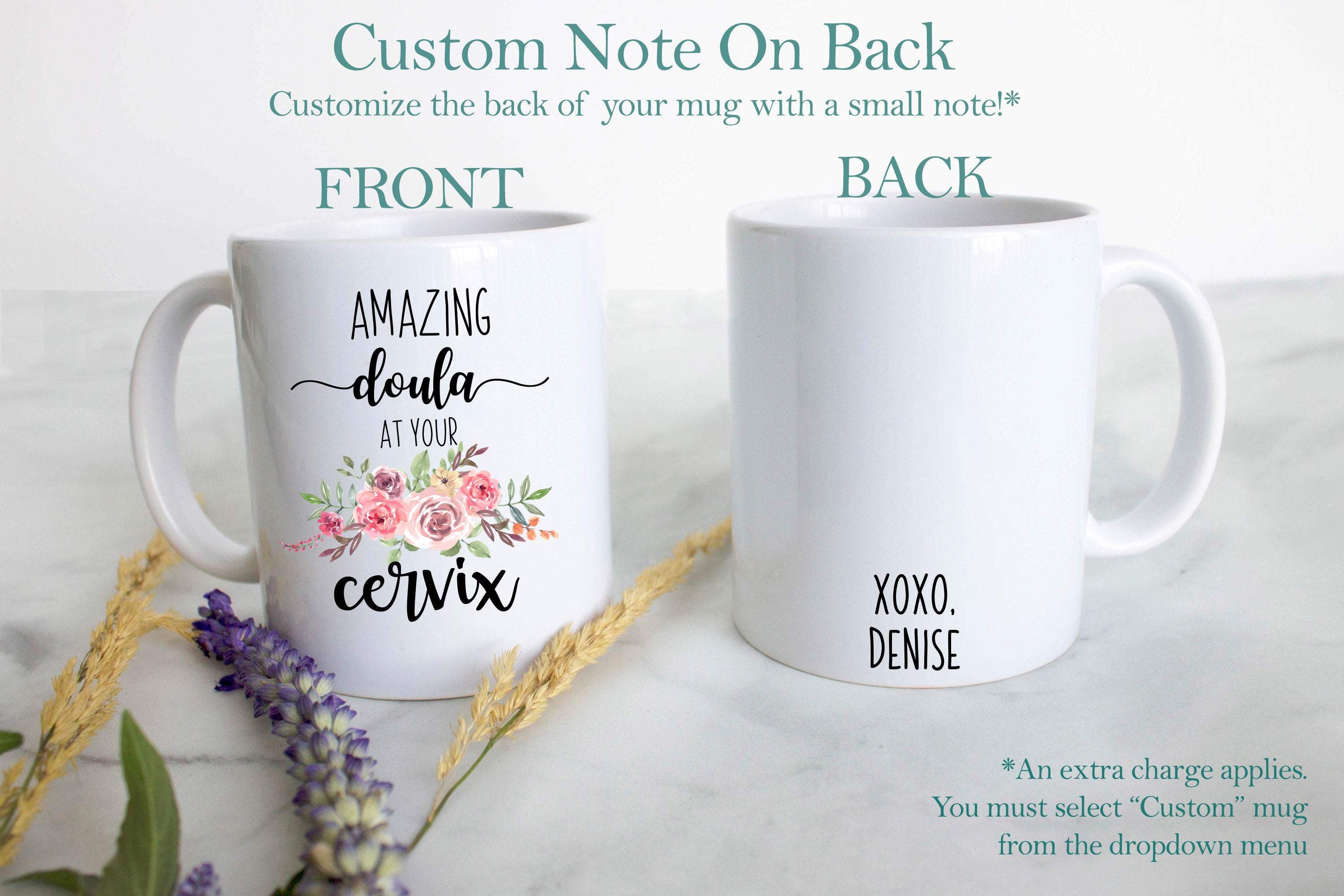 Amazing Doula at Your Cervix - White Ceramic Mug - Inkpot