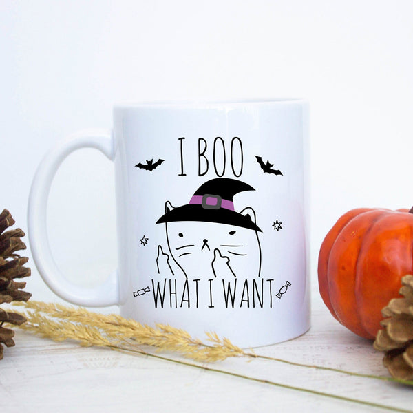 I Boo What I Want Mug