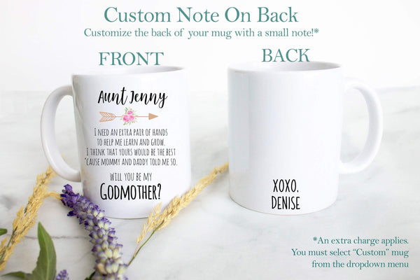 Godparent Poem Individual or Mug Set - White Ceramic Mug