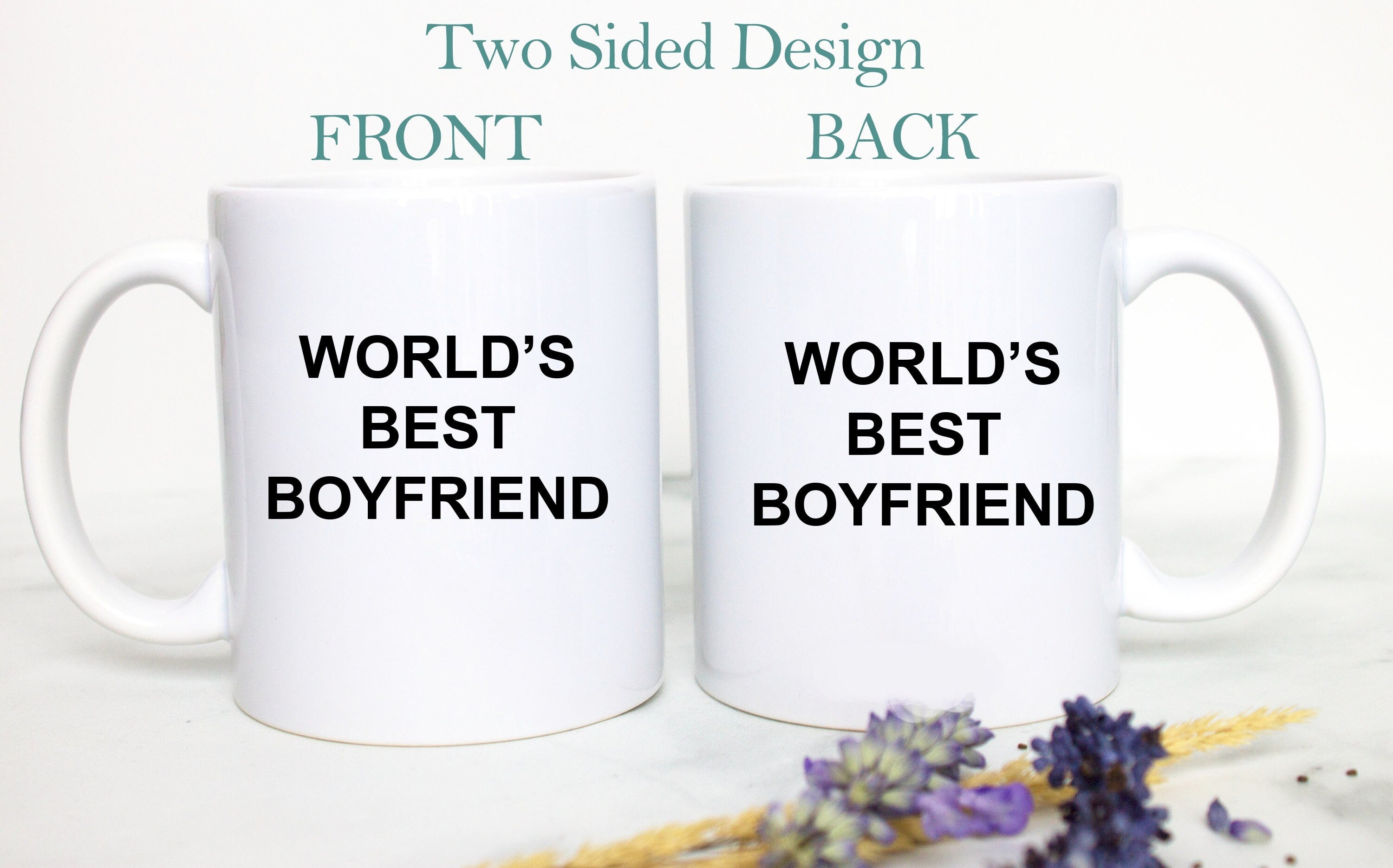 World's Best Boyfriend Mug, Boyfriend Christmas Gift, Gift for Him, Anniversary Gift, Boyfriend Gift, Custom Personalized Boyfriend Gift