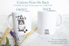 Personalized Ragdoll Cat Mom and Dad Individual or Mug Set - White Ceramic Custom Mug - Inkpot