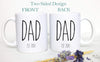 Mom and Dad Individual or Mug Set EST #7 - White Ceramic Mug