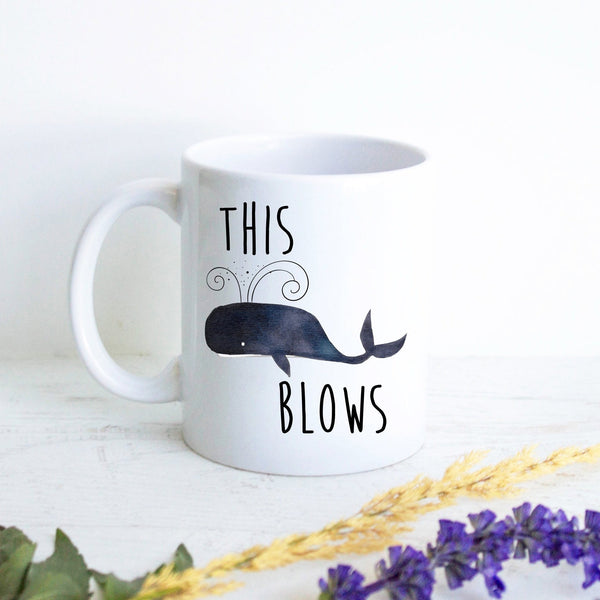 This Blows  - White Ceramic Mug