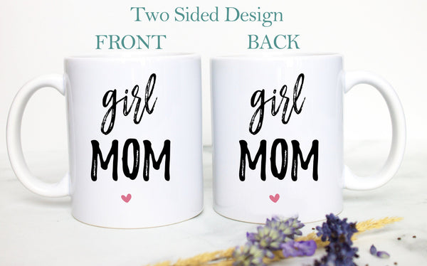 Girl Mom Girl Dad Individual OR Mug Set Announcement Dad To Be Gift, New Dad Baby Announcement First Time Parents, New Parents Gift, New Mom