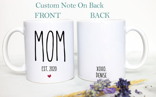 Mom and Dad Mug Set EST #8 - White Ceramic Mug