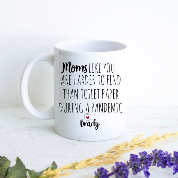 Funny Pandemic Mom Gift, Gag Gift, Mother&#39;s Day Gift, Mom Gift Ideas, Christmas Gift, Mom Birthday Gift Personalized Mom Mug Quarantine Gift