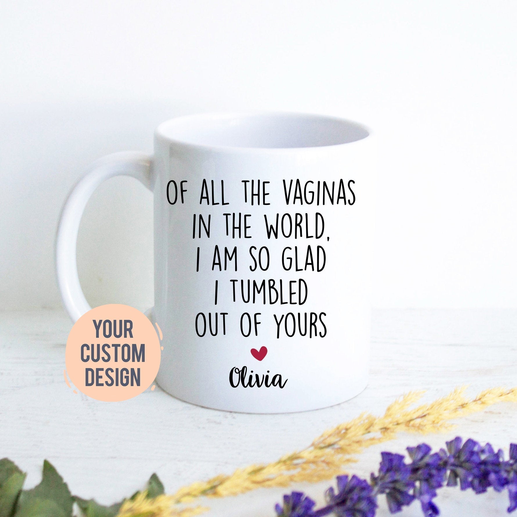 Personalized Mother's Day Gift, Funny Mom Gift, Gift from Daughter, Mom Gift Ideas, Mom Christmas Gift, Mom Birthday Gift, Mom Mug, Mom Life