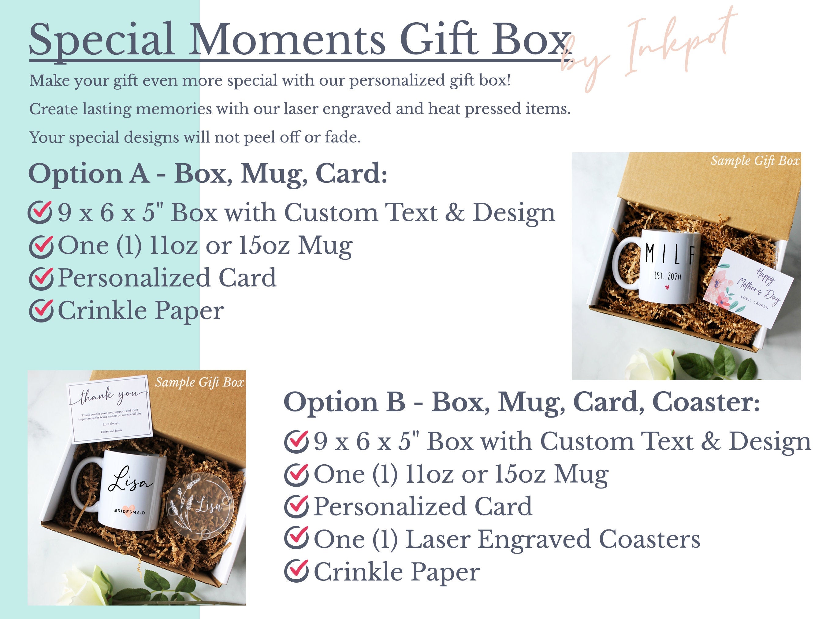 Personalized Mother's Day Gift Box | Gift for Mom, Mother's Day Gift Ideas, MILF Gift, Best Mom Gift, Expecting Mom Gift, New Mom,Future Mom