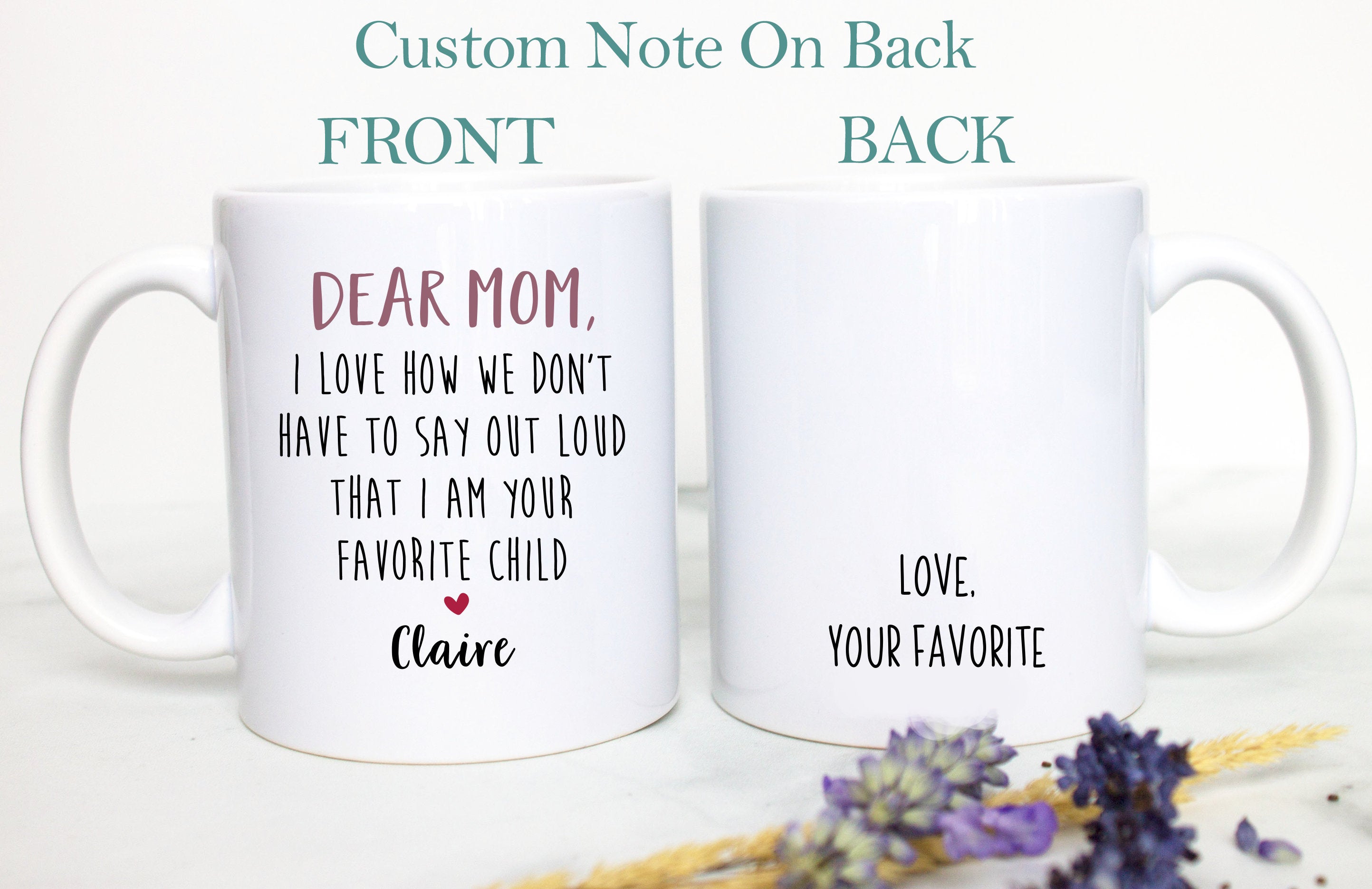 Personalized Father's Day Mother's Day Gift Individual OR Mug Set, Funny Mom and Dad Mugs, Mom and Dad Gift Idea, Best Dad, Best Mom Gift