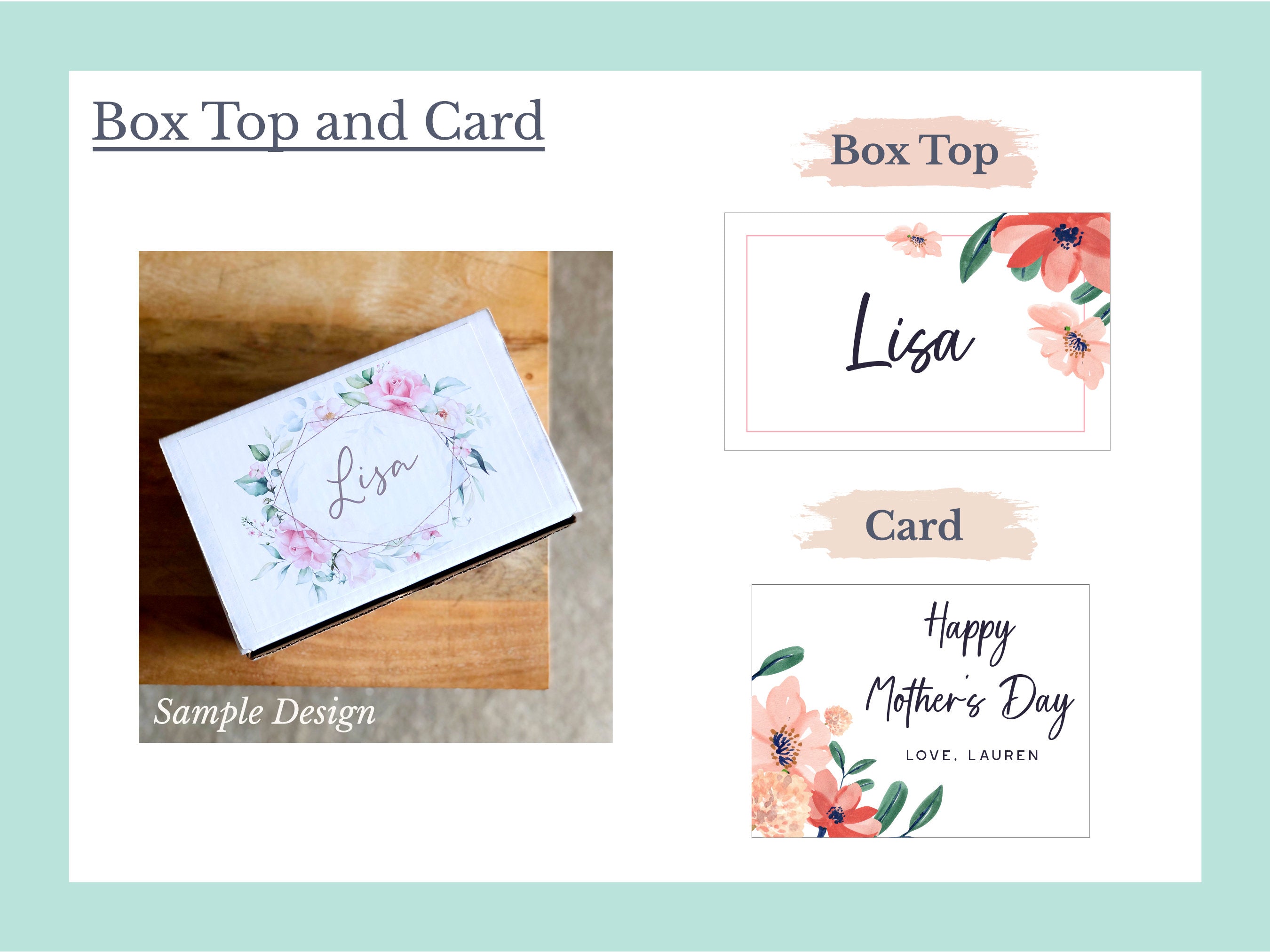 Personalized Mother's Day Gift Box | Gift for Mom, Mother's Day Gift Ideas, Custom Mom Gift, Best Mom Gift, Expecting Mom Gift, Gift For her