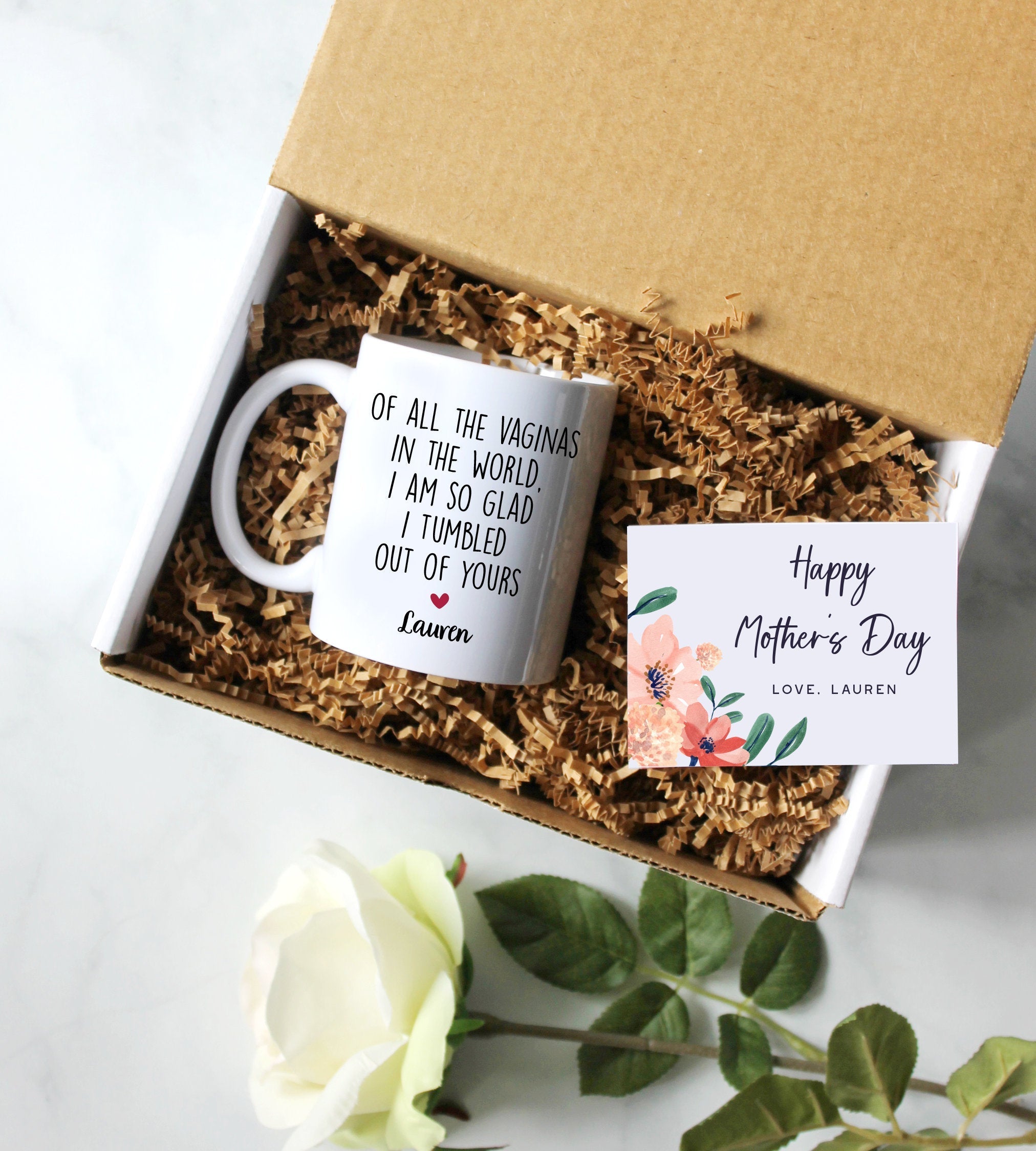 Personalized Mother's Day Gift Box | Funny Gift for Mom, Funny Mother's Day Gift Ideas, Custom Mom Gift, Best Mom Gift, Funny Mom Mug