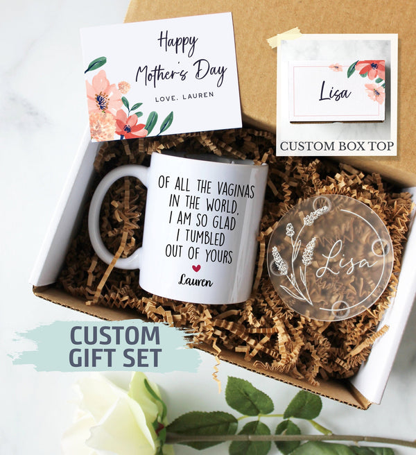 Personalized Mother&#39;s Day Gift Box | Funny Gift for Mom, Funny Mother&#39;s Day Gift Ideas, Custom Mom Gift, Best Mom Gift, Funny Mom Mug