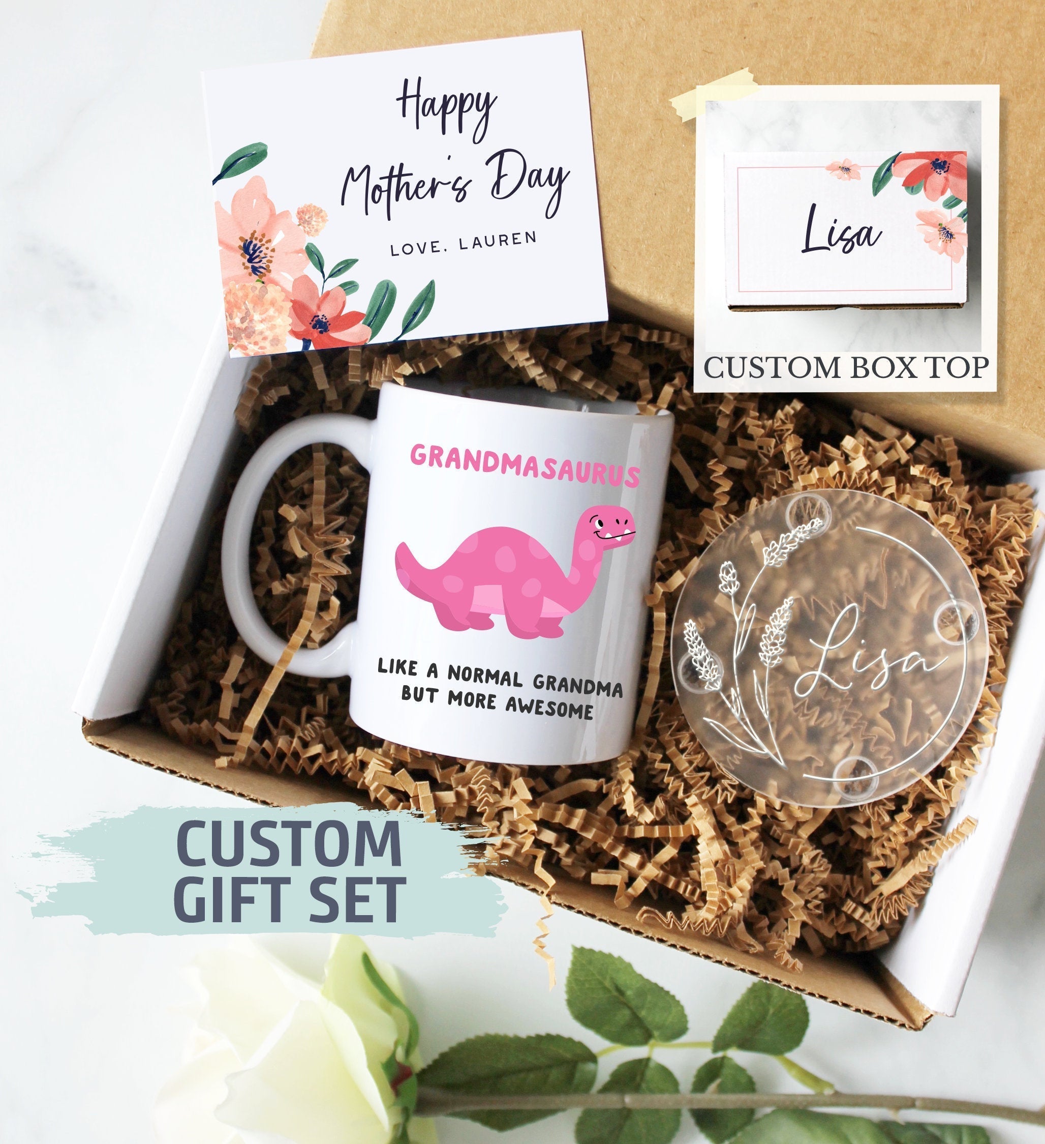 Personalized Mother's Day Gift Box | Gift for Nana, Grandma Gift Box, Custom Nana Gift, Best Nana Ever, World's Best Nana Gift, Grandma Mug