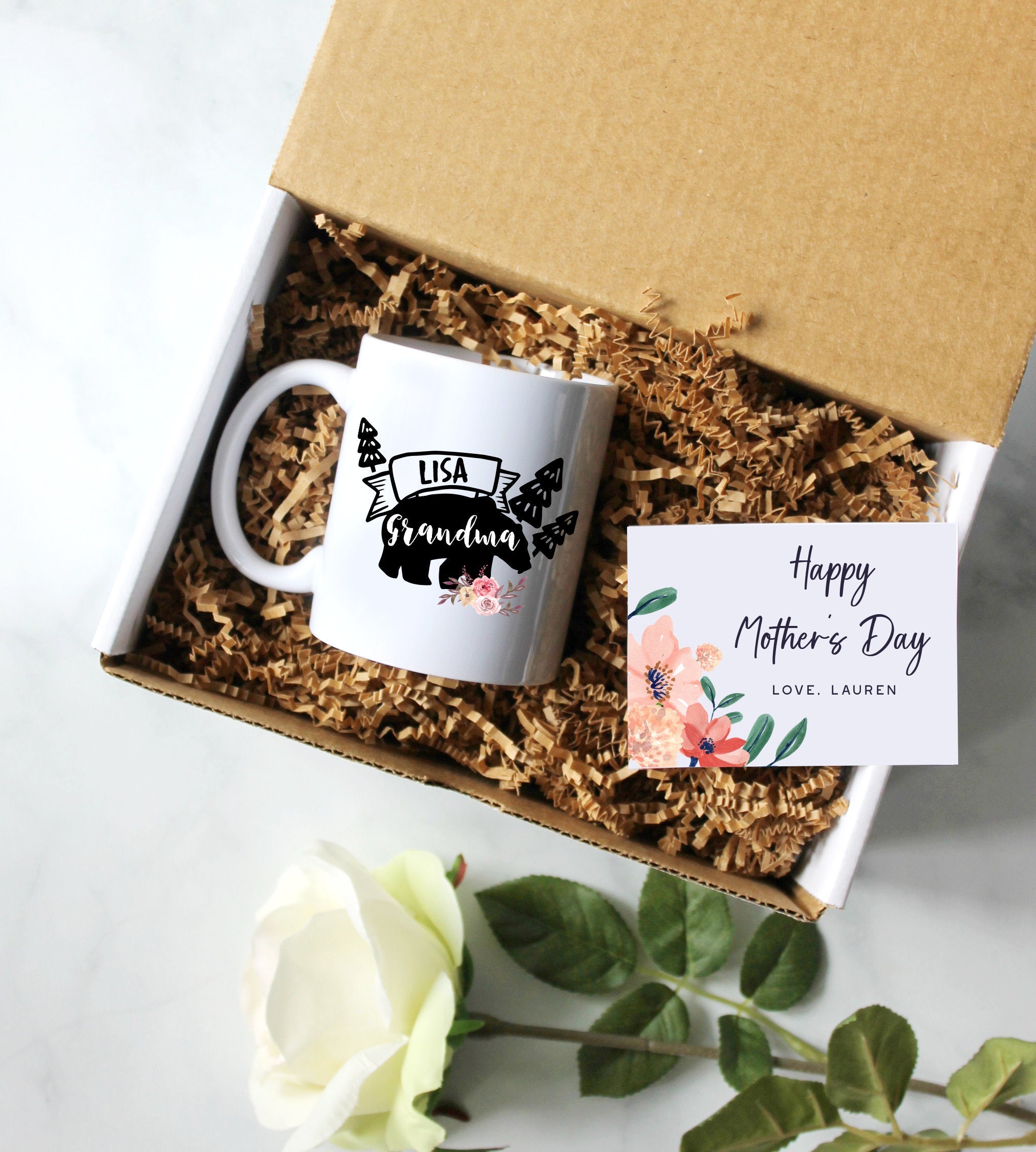 Personalized Mother's Day Gift Box | Gift for Nana, Grandma Gift Box, Custom Nana Gift, Best Nana Ever, World's Best Nana Gift, Grandma Mug