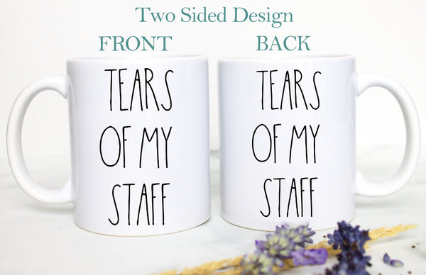 Funny Gift for Boss, Tears of my Staff, Boss Day, Boss Christmas Gift, Boss Leaving Gift, Boss Retirement Gift, Manager Gift, Manager Funny