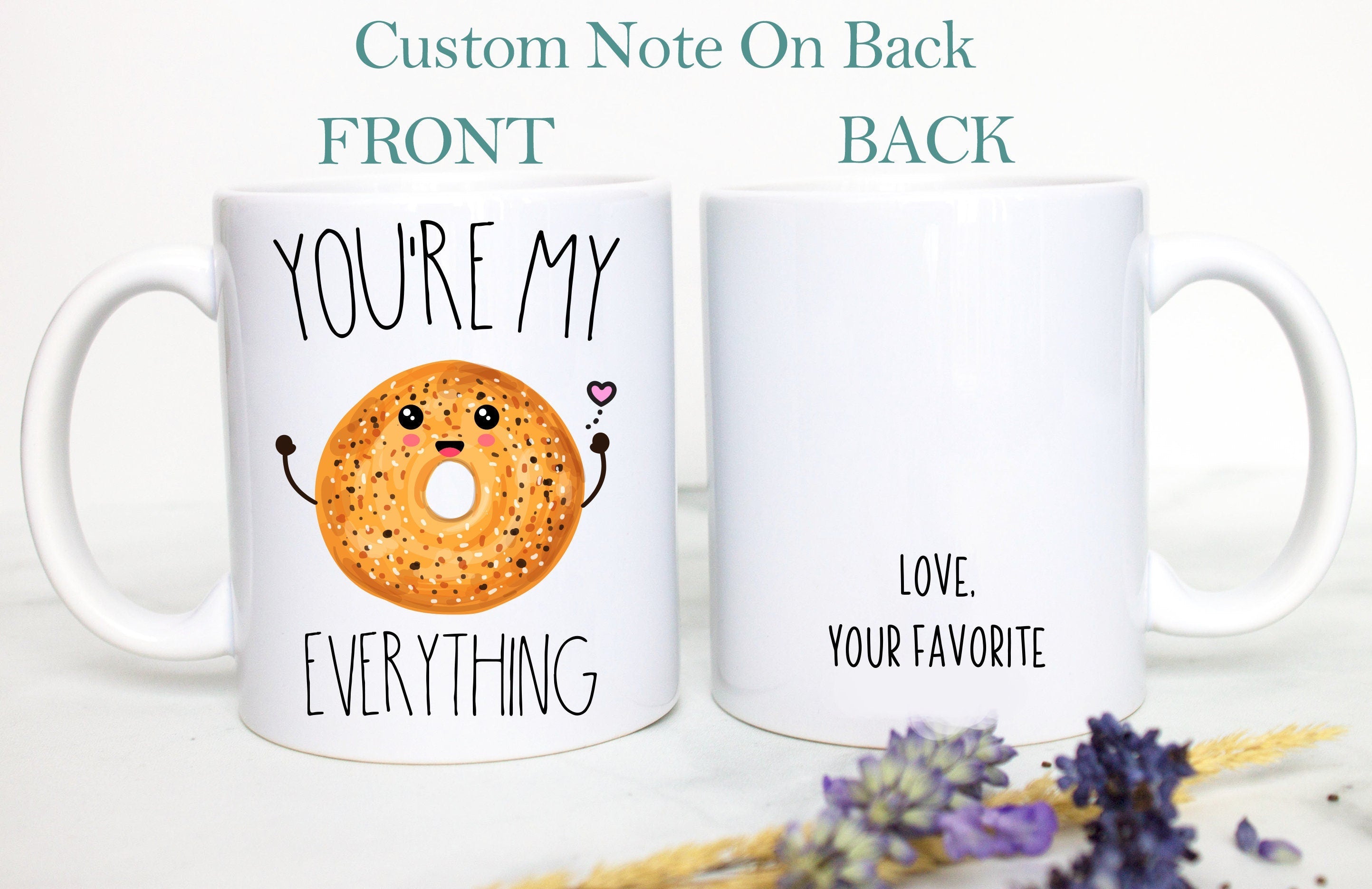 You're My Everything Mug | Valentines Day Gift, Boyfriend Girlfriend Anniversary Gift, Husband Gift, Valentine's Day Mug, Wife Gift