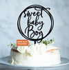 Sweet Baby Boy Cake Topper | New Baby Boy Cake Topper, Wood Acrylic Topper, Baby Shower Decoration, Gender Reveal Topper, Baby Boy Reveal