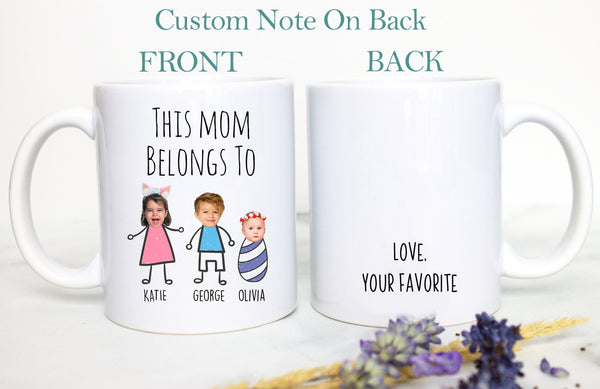 Custom Baby Face Photo Gift For Mom Dad Individual OR Mugset