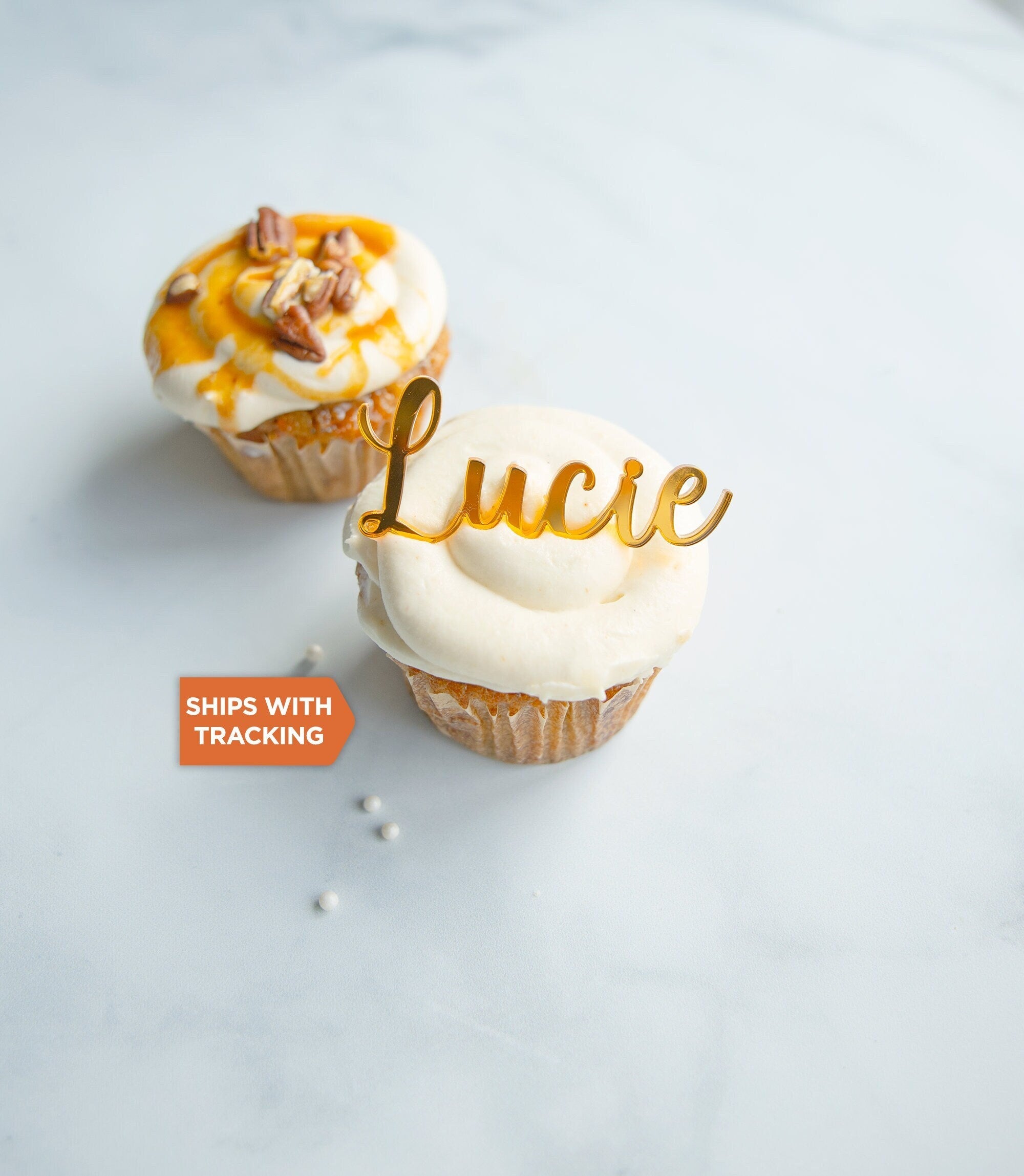 Custom Name Cupcake Topper