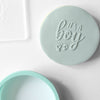 It's a Boy Acrylic Fondant Embosser With Cutter | Baby Shower Cookie Stamp, Baby Shower Fondant Embosser, Baby Shower Cookie Cutter,Baby Boy