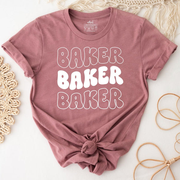 Baker Retro T-Shirt | Baking Shirt, Gift For Baker, Baker T-Shirt, Funny Baking Shirt, Cookie Lover Shirt, Baking Mom Shirt, Baker Shirt