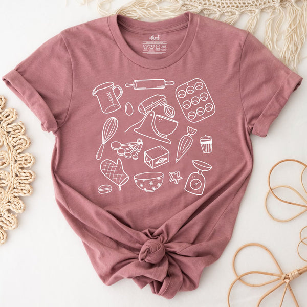 Baking T-Shirt | Baking Lover Shirt, Gift For Baker,Baker T-Shirt,Funny Baking Shirt, Bakery Gift,Baking Mom Shirt,Baking Gift, Bakery Shirt