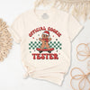 Cookie Tester T-Shirt | Christmas Cookie Shirt, Baker Shirt, Cute Cookie Lover T-Shirt, Funny Christmas T-shirt, Baking Funny Cookie Shirt