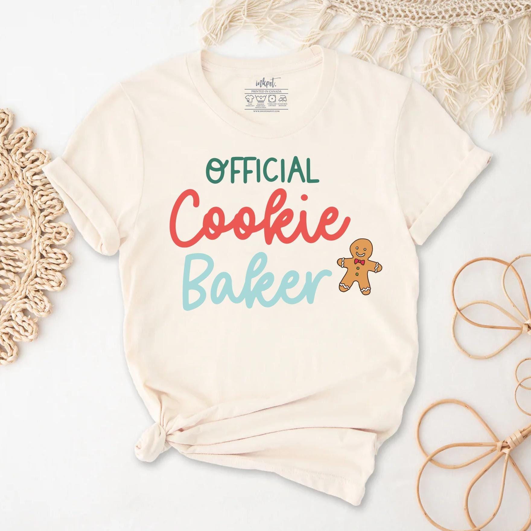 Cookie Baker T-Shirt | Christmas Cookie Shirt, Baker Shirt, Cute Cookie Lover T-Shirt, Funny Christmas T-shirt, Baking Funny Cookie Shirt