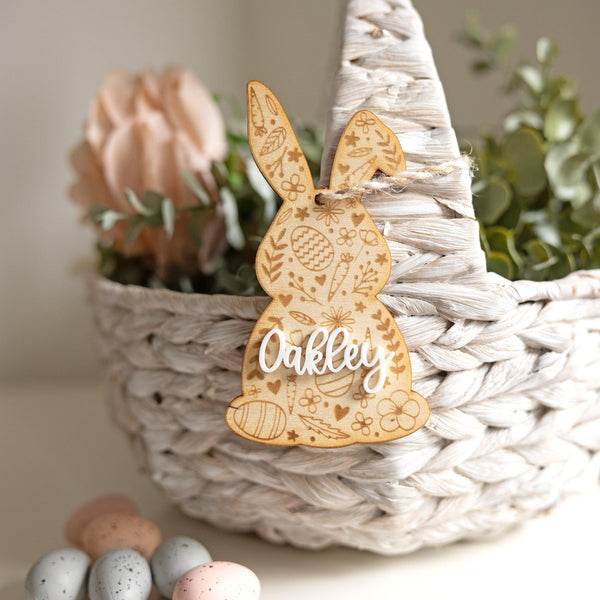Bunny Easter Basket Tag