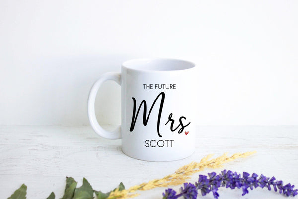 The Future Mrs. Custom Name #2 - White Ceramic Mug