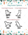Personalized Dog Ornament