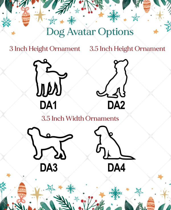 Personalized Dog Ornament