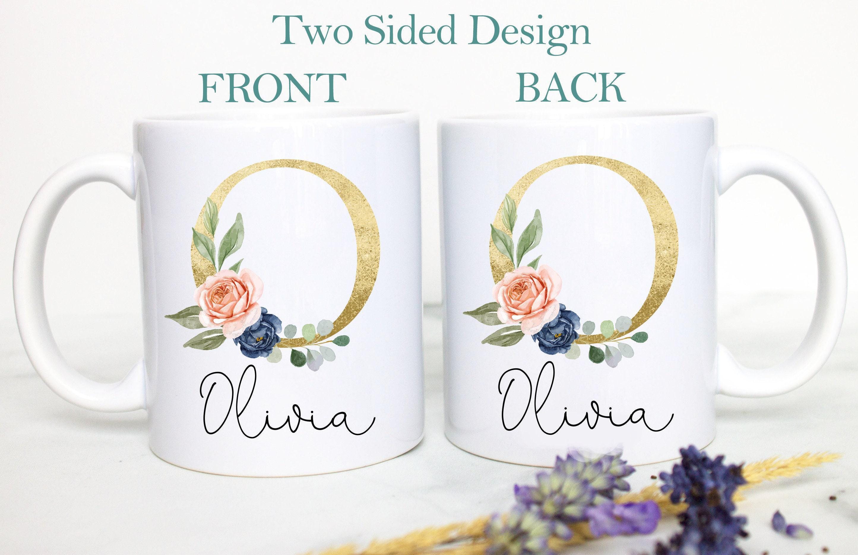Personalized Name Initial on Mug