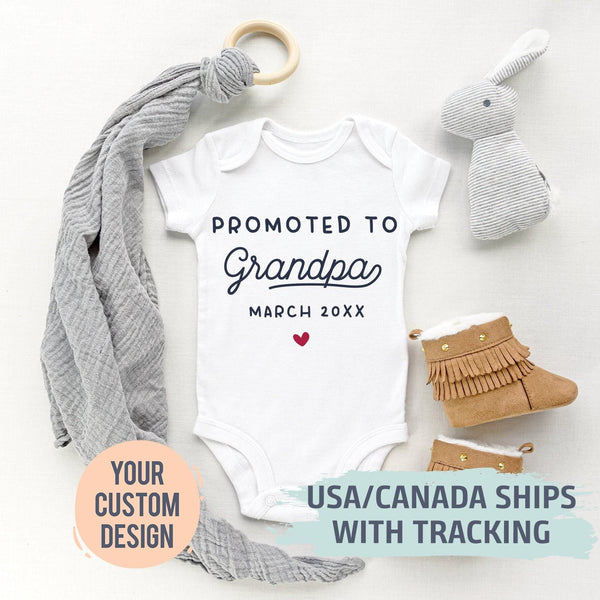 Promoted to Grandpa Bodysuit,