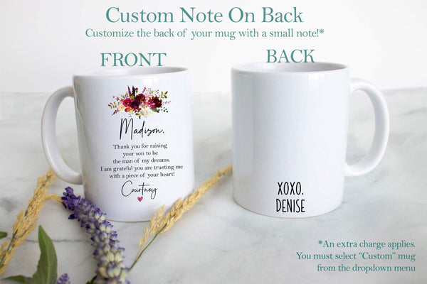 Future Mother In Law Gift #7 Custom Name - White Ceramic Mug