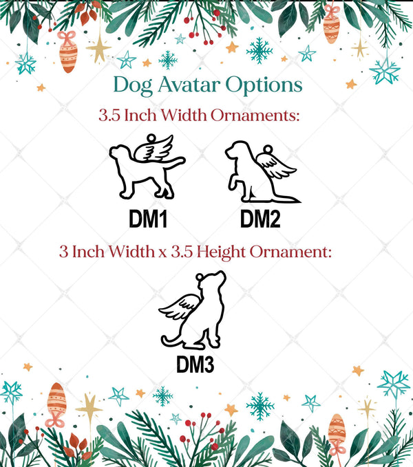 Personalized Dog Loss Ornament