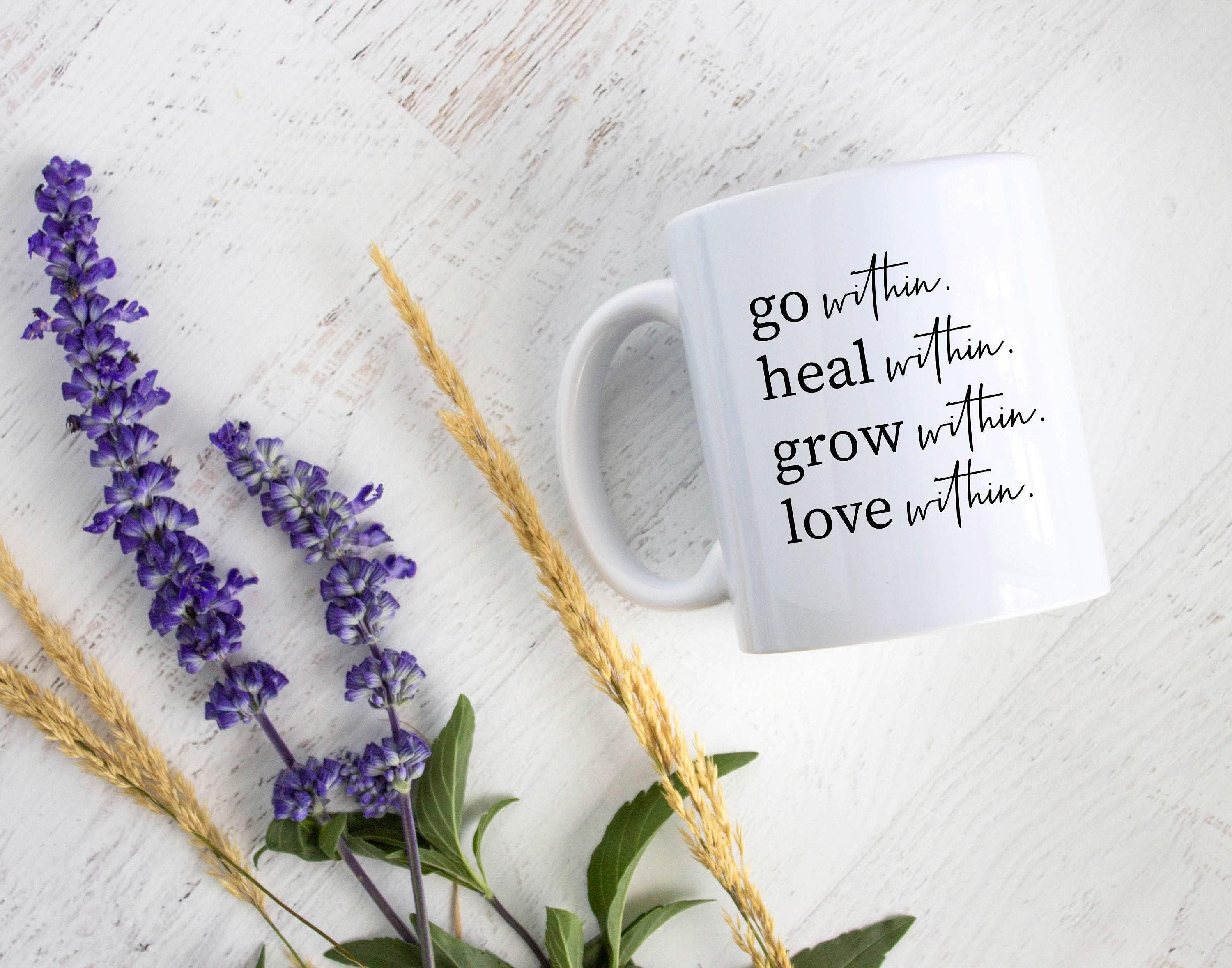 Mindfulness Go Within - White Ceramic Mug