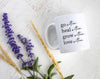 Mindfulness Go Within - White Ceramic Mug