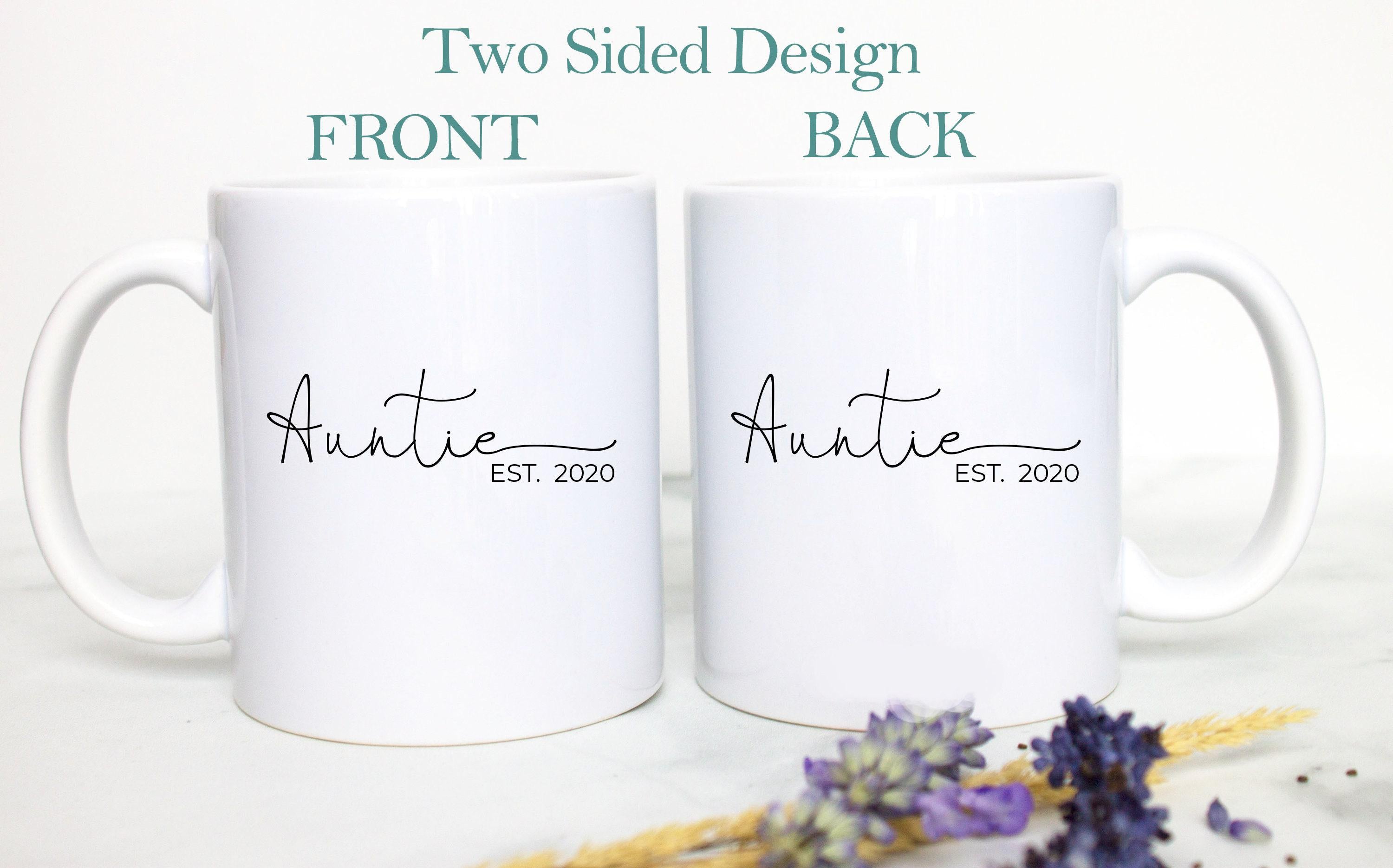 Personalized Aunt and Uncle Individual or Mug Set - White Ceramic Mug