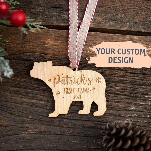 Custom Baby's First Christmas Ornament