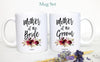 Mother of the Bride Mother of the Groom Individual or Mug Set Custom Name - White Ceramic Mug