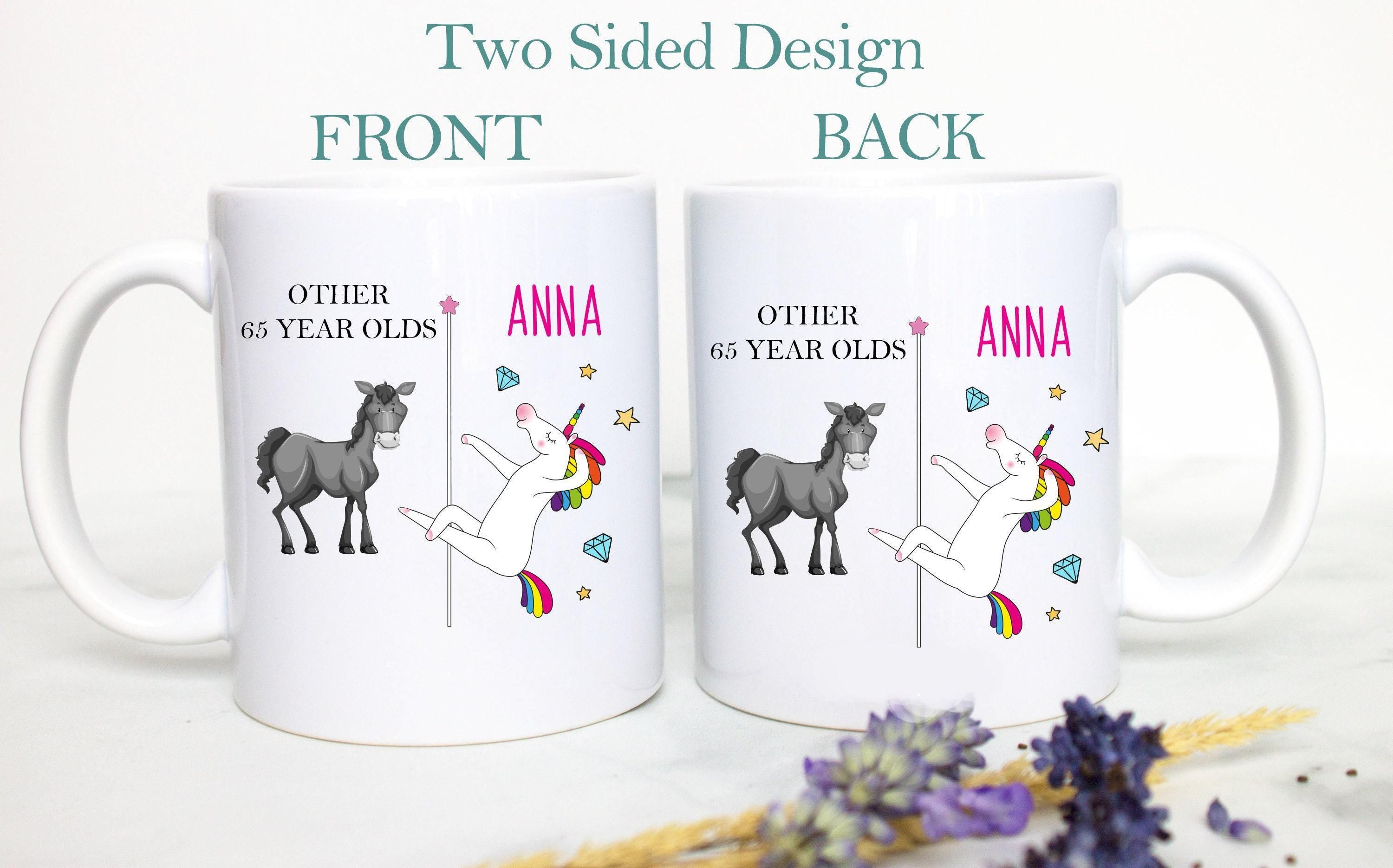 Other 65 Year Olds Vs. You Unicorn - White Ceramic Mug