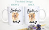 Personalized Retriever Mom and Dad Individual or Mug Set - White Ceramic Custom Mug