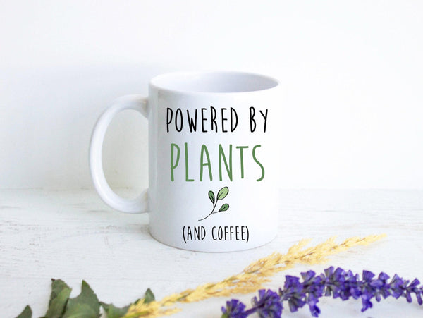 Powered by Plants - White Ceramic Mug