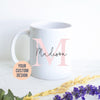 Personalized Name Initial on Mug
