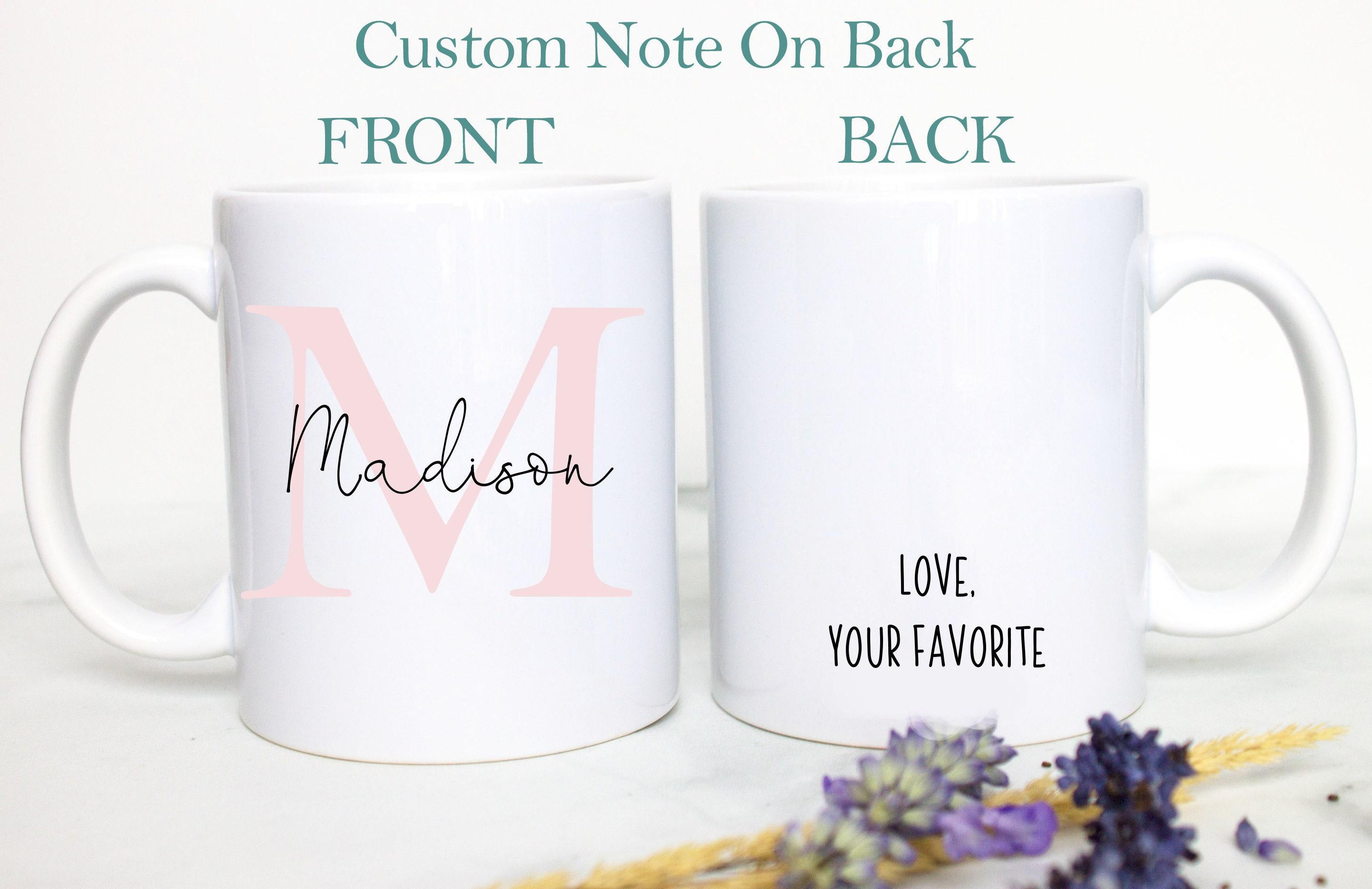 Personalized Name Initial on Mug