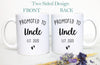 Promoted to Auntie and Uncle Individual OR Mug Set