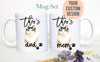 Personalized Ragdoll Cat Mom and Dad Individual or Mug Set #2 - White Ceramic Custom Mug